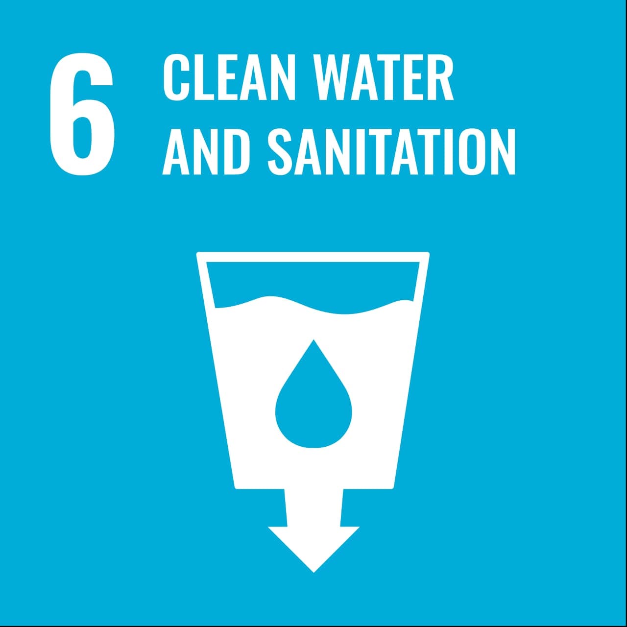 SDG 6: Clean Water and Sanitation logo